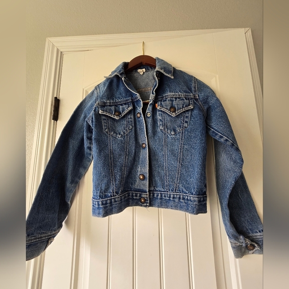 Vintage Levi’s Orange Tab trucker denim jacket 🧡 Measurements In Pics📸 - Picture 15 of 15